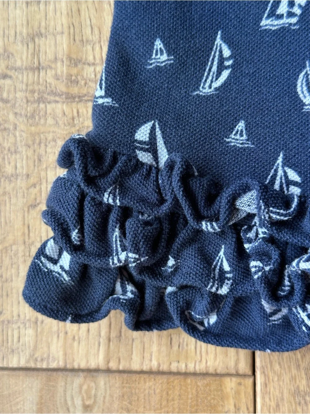 Ralph Lauren Sailboat Print Cotton Polo Dress and Bloomer size 6 Months